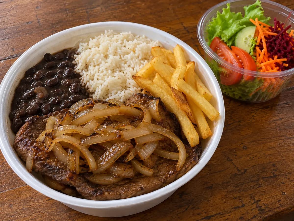 Marmita de Bife Acebolado