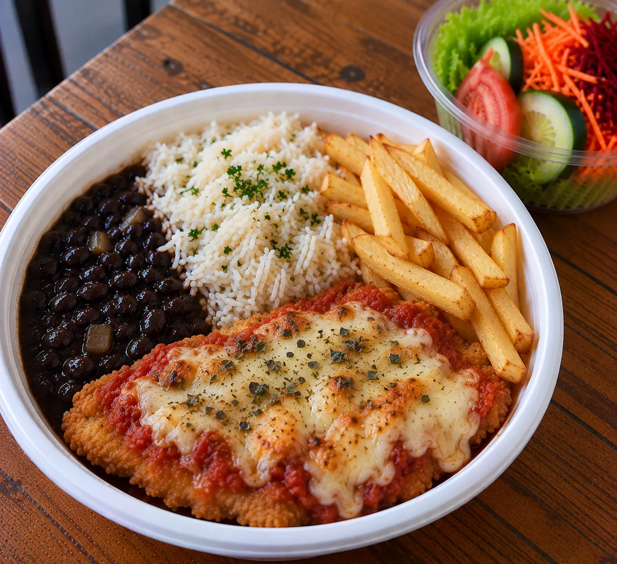 Marmita de Filé de Peixe à Parmegiana